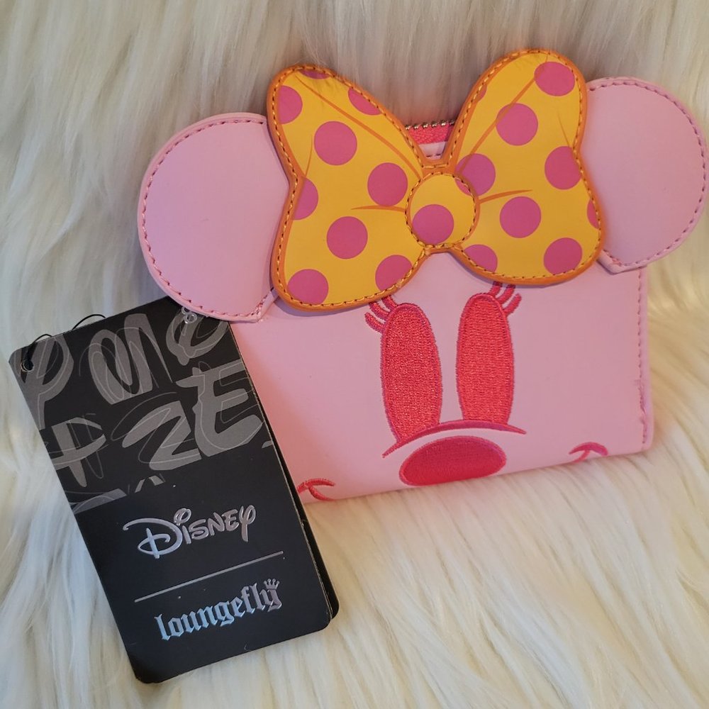 Disney Loungefly Ghost Minnie Mouse Wallet